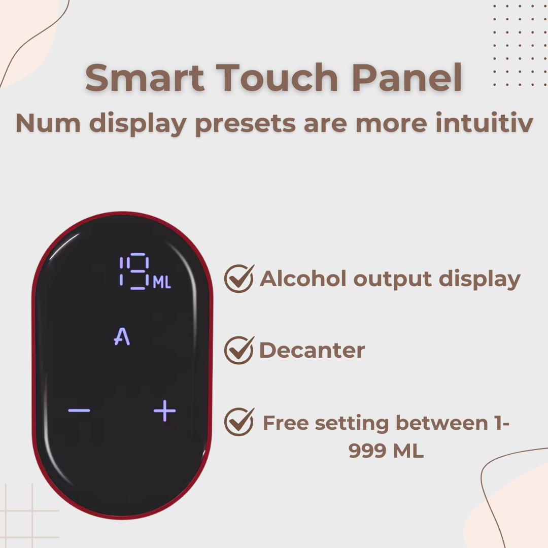 Smart electric digital wine dispenser wine suitable for more than 100 kinds of bottle mouths